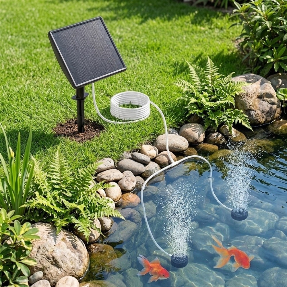 Fish Pond Aerator - Pompe à oxygène solaire à faible