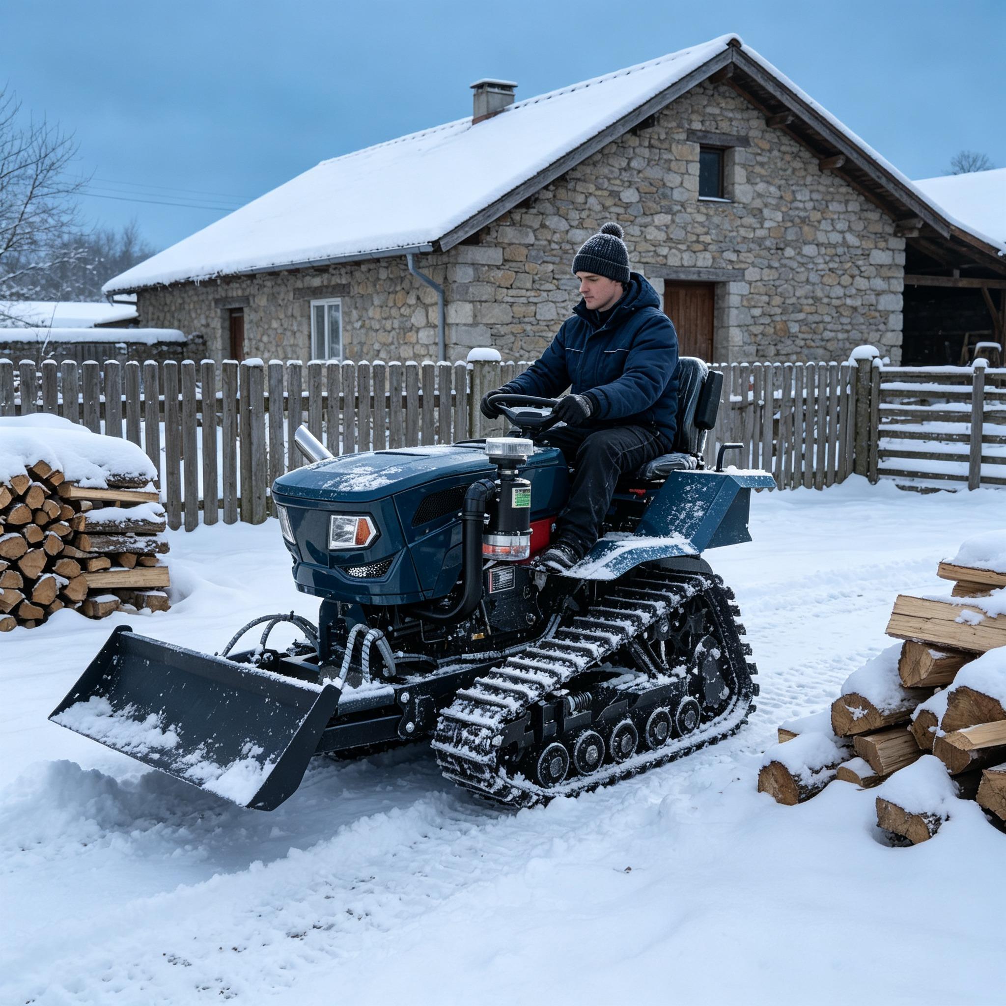 Farming Agriculture Land - Tracteur agricole chenillé haute puissance 115