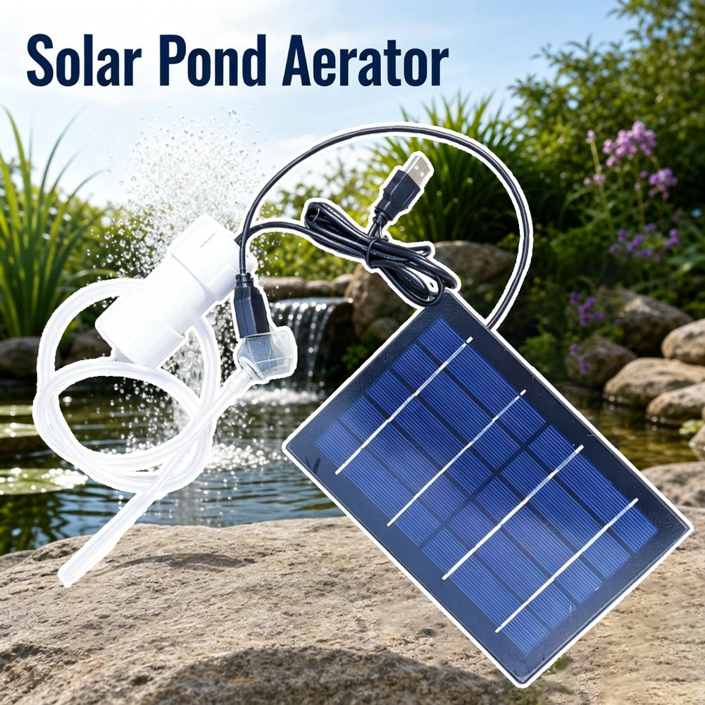 Pompe à air solaire pour aquar - Fish Pond Aerator avis et prix