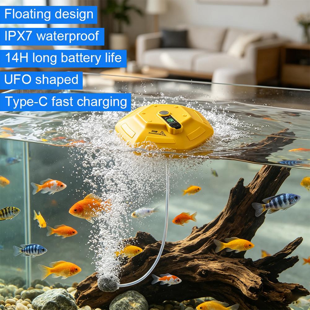 Pompe à air flottante pour la  - Fish Pond Aerator avis et prix