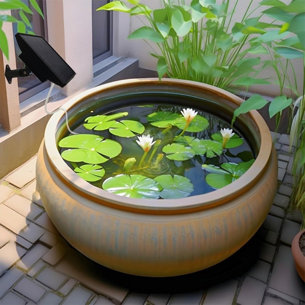 Pompe à oxygène solaire à faib - Fish Pond Aerator avis et prix