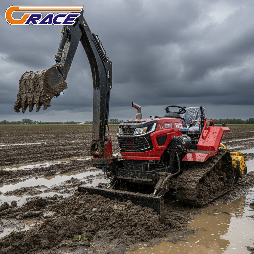 Mini tracteur chenillé très de - Farming Agriculture Land avis et prix